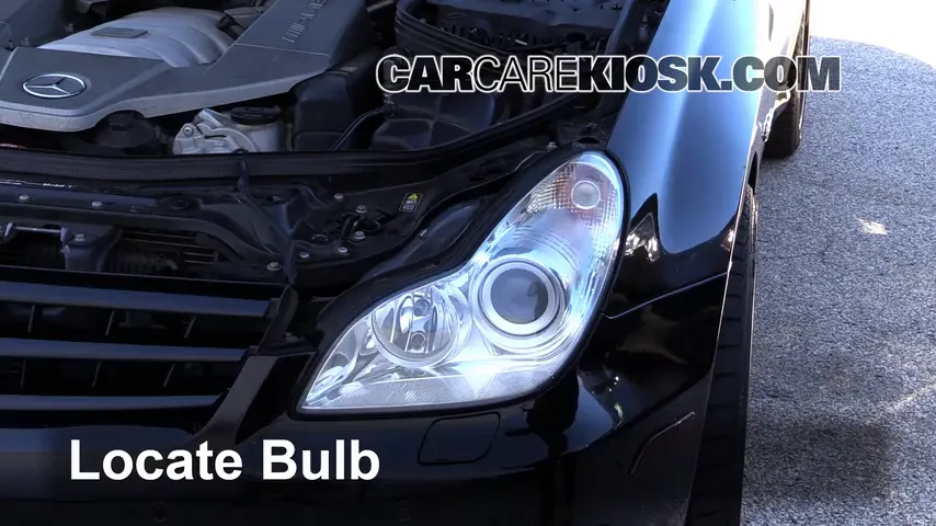 2007 Mercedes-Benz CLS63 AMG 6.3L V8 Lights Highbeam (replace bulb)
